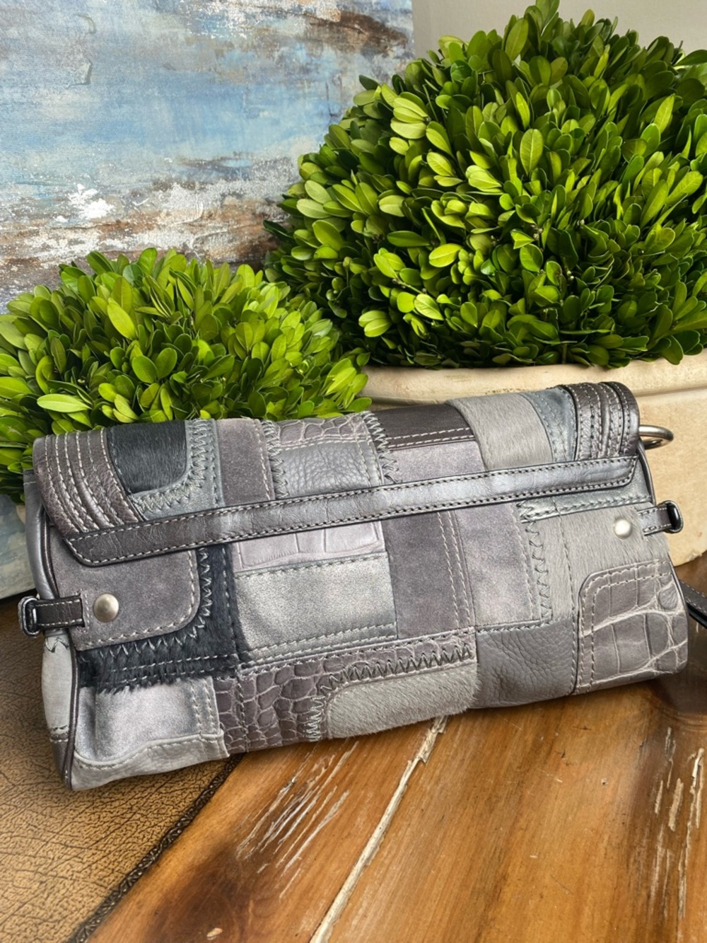 Coach Legacy Limited Edition Garcia Pieced Leather XL Clutch - Picture 4 of 16